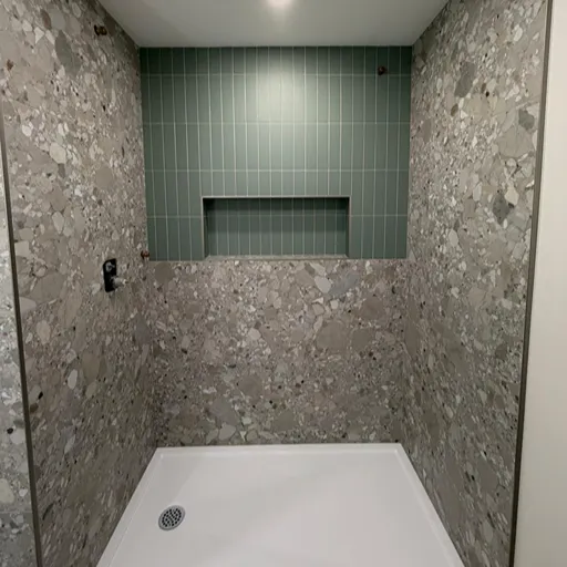 custom bath shower tile installation in Steinbach, MB